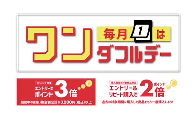 楽天市場|毎月1日ワンダフルデーの詳細まとめ【3つの注意点あり】