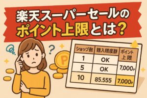 楽天スーパーセールのポイント上限とは？損しないための限度額＆早見表つき完全ガイド
