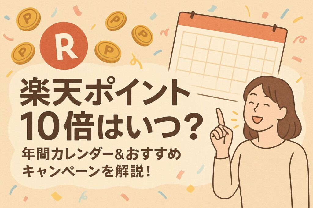 楽天ポイント10倍はいつ？年間カレンダー＆おすすめキャンペーンを徹底解説【2025年版】