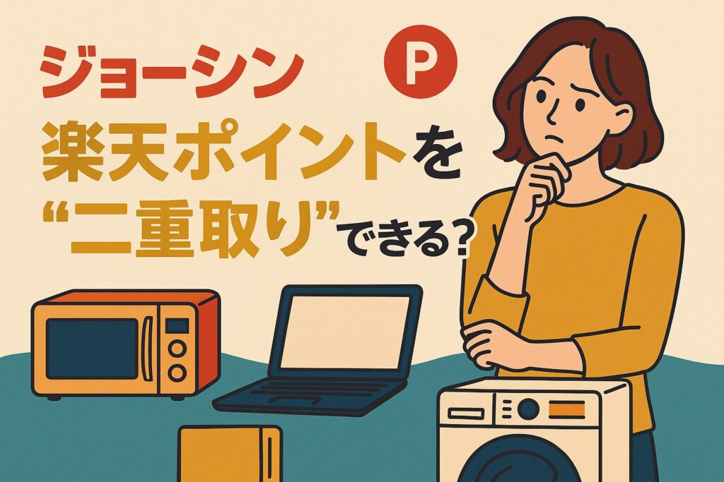 ジョーシンで楽天ポイントを“二重取り”できるって本当？お得な仕組みを解説！