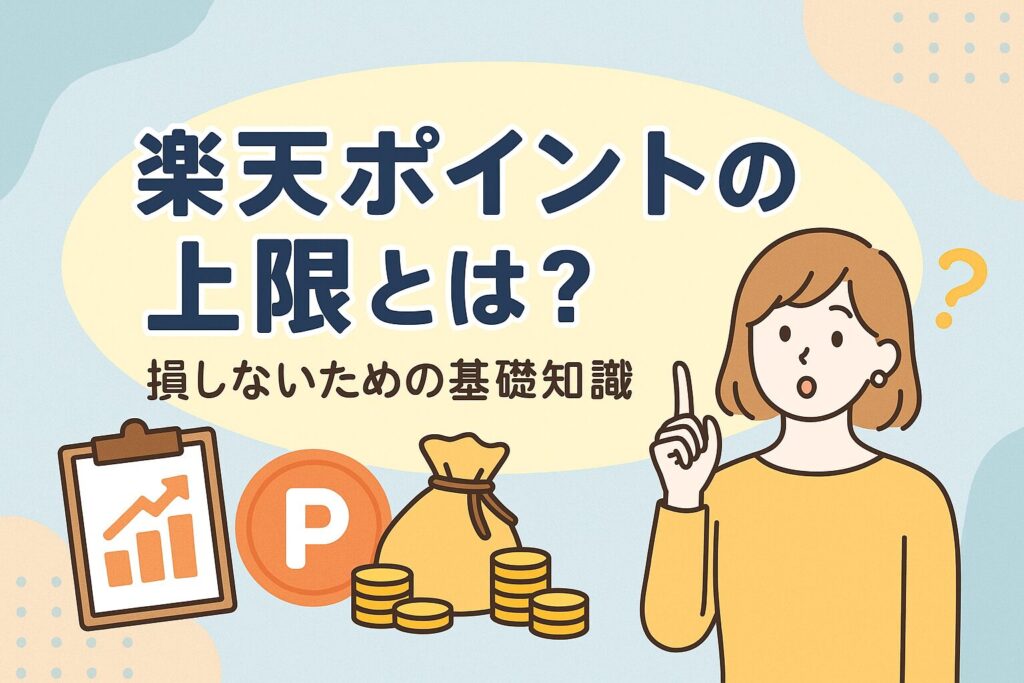 楽天ポイントの上限とは？キャンペーン別に損しない限度額＆早見表で完全解説