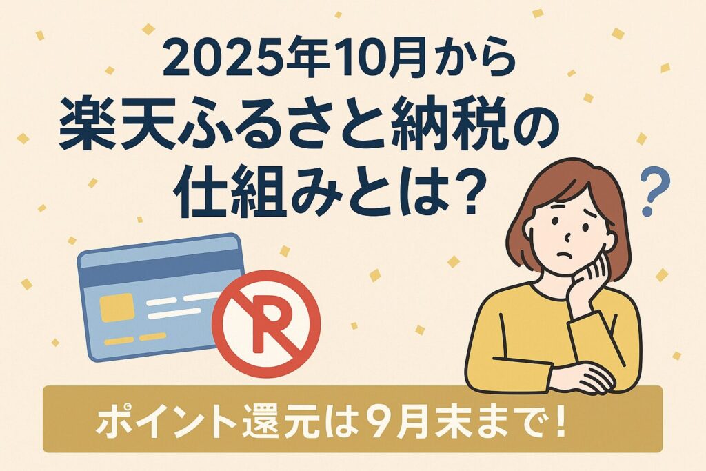 楽天ふるさと納税のポイント還元はいつまで？9月末までの駆け込みがお得