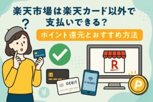 楽天市場は楽天カード以外で支払いできる？ポイント還元とおすすめ方法【2026年最新版】
