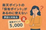 楽天ポイントの保有ポイントが使えない？原因と対処法を徹底解説【貯めトクモード注意】