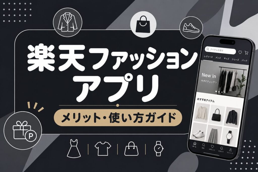 楽天ファッションアプリのメリット・使い方｜ポイント最大3倍の活用法