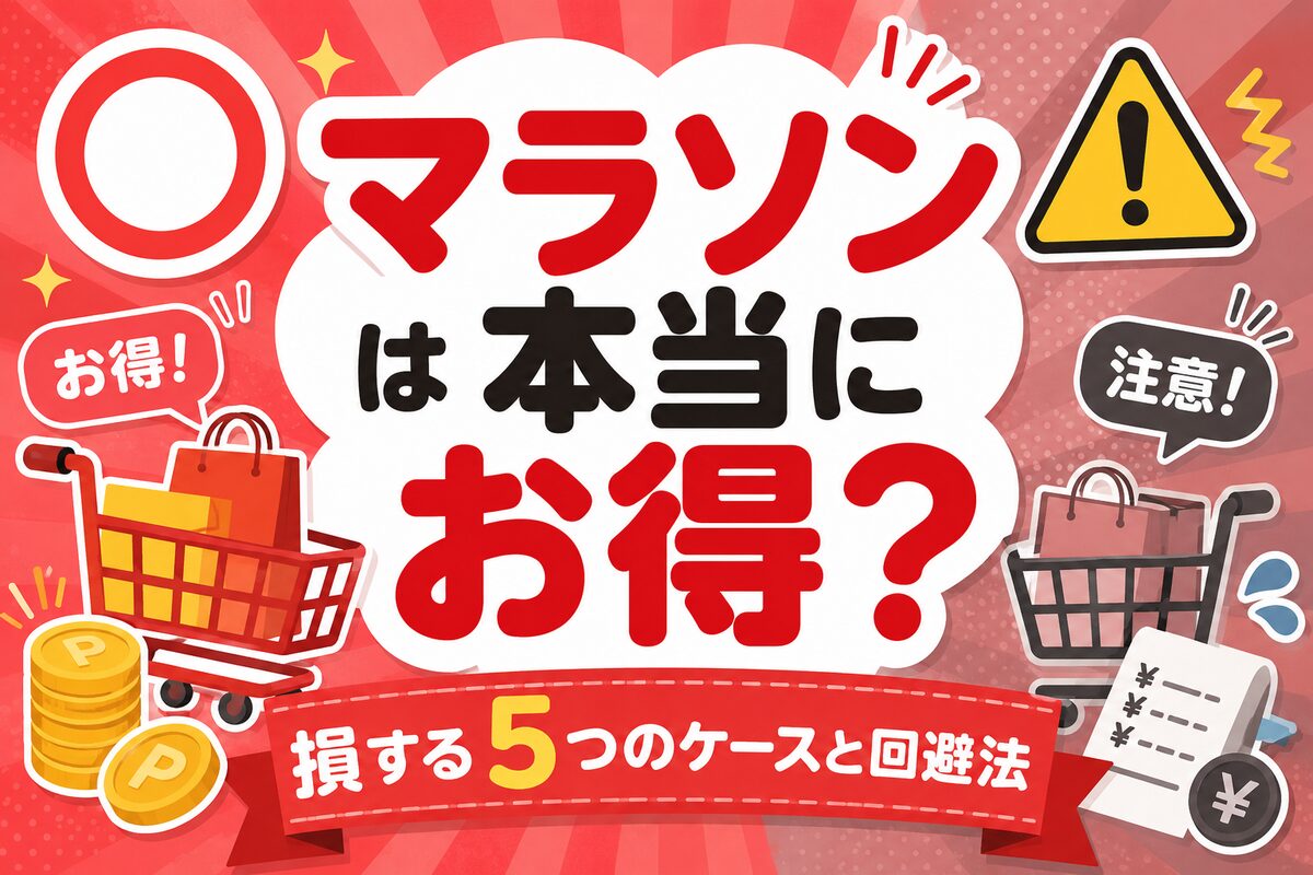 【楽天】お買い物マラソンは本当にお得なのか?損する5つのケースと回避法