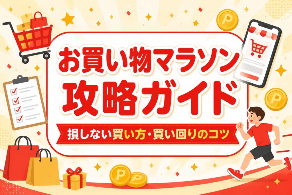 楽天お買い物マラソン攻略完全ガイド｜お得な買い方・SPU・買い回りのコツまとめ