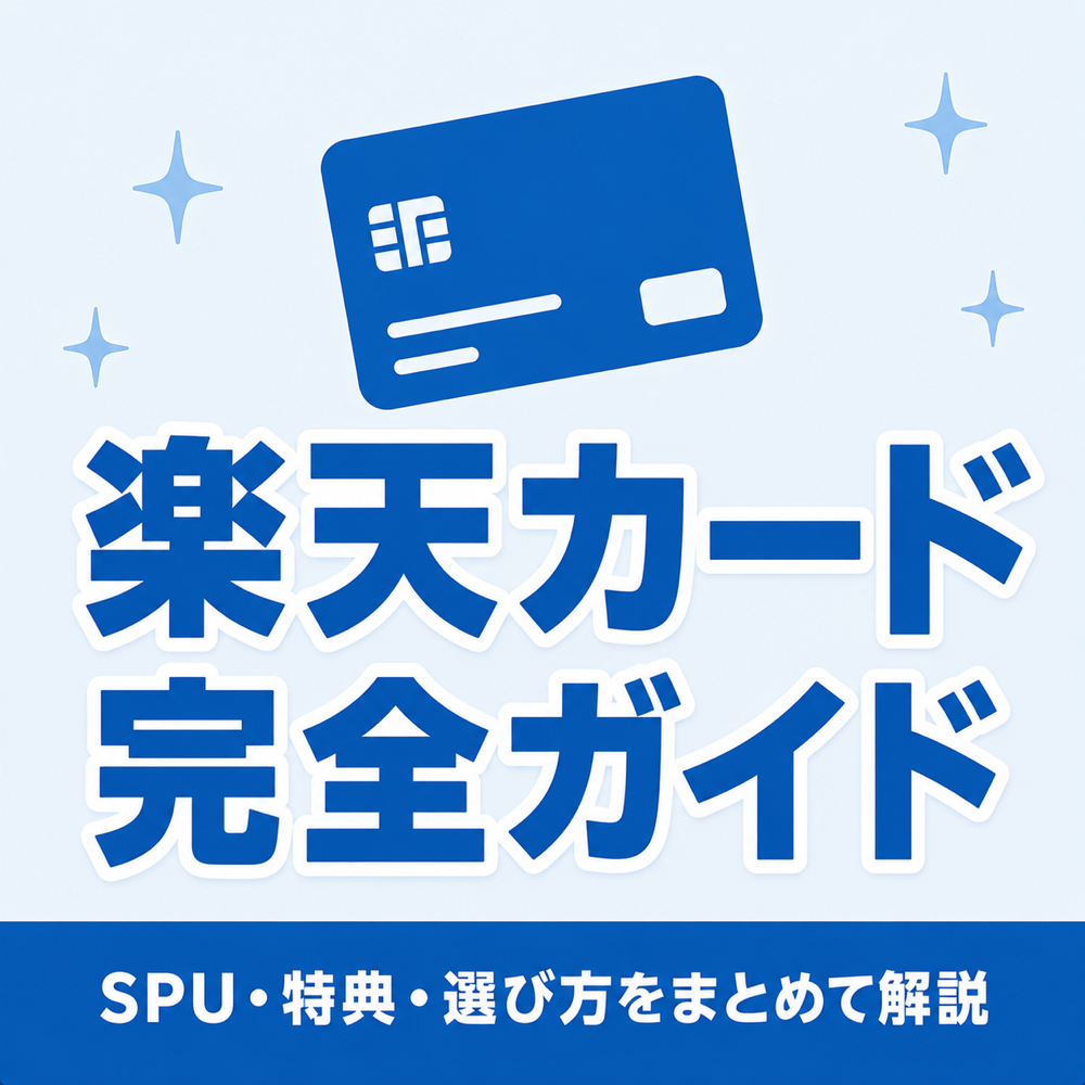 楽天カード完全ガイド|SPU・特典・選び方をまとめて解説