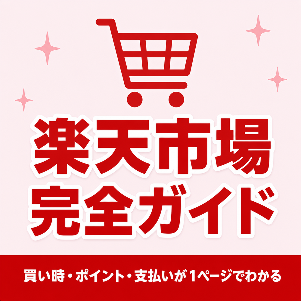 楽天市場完全ガイド|買い時・ポイント・支払いが1ページでわかる