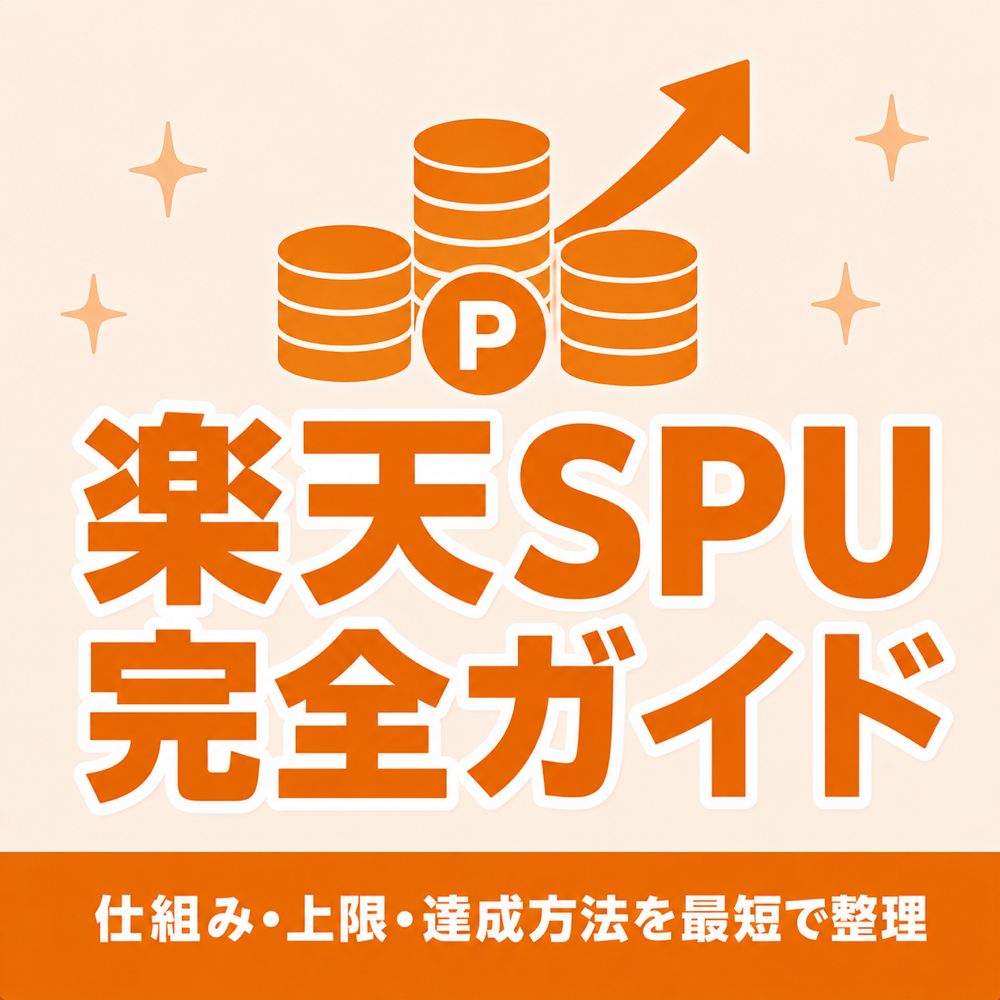 楽天SPU完全ガイド|仕組み・上限・達成方法を最短で整理