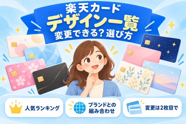 楽天カードのデザイン一覧と人気ランキング｜あとから変更できる？2枚目で選ぶ方法