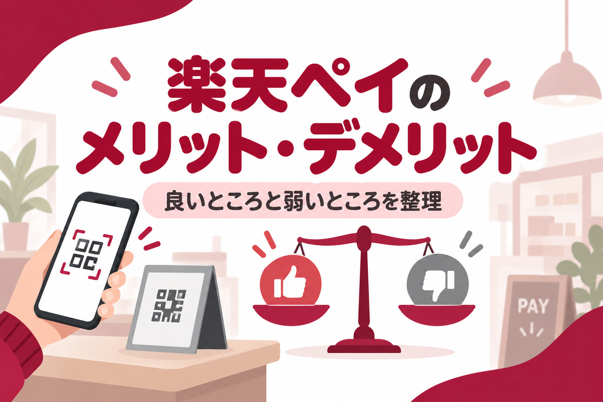 楽天ペイのメリット・デメリット｜「改悪」と言われた変更の今と向いている人・向いていない人