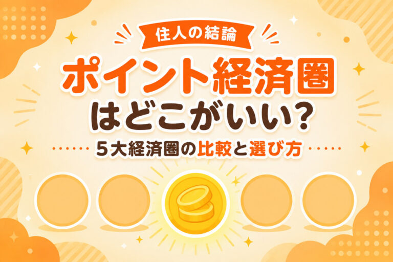 ポイント経済圏はどこがいい？5大経済圏の比較と選び方【住人の結論】