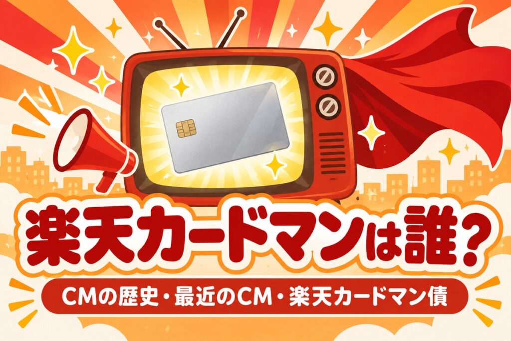 楽天カードマンは誰？川平慈英さん・CMの歴史と女優・楽天カードマン債まで