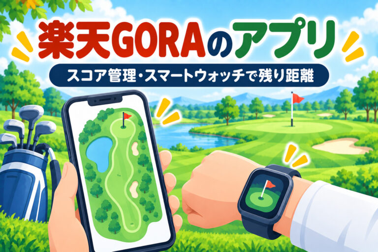 楽天GORAのアプリは2種類｜スコア管理アプリの使い方とApple Watchで残り距離を見る方法