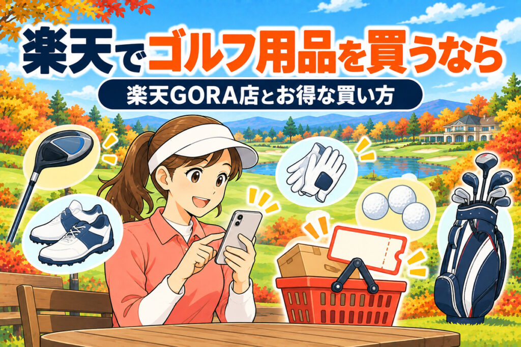 楽天でゴルフ用品を買うなら楽天GORA店｜3,980円以上で予約クーポン1,500円分・ランキングの見方と買い時