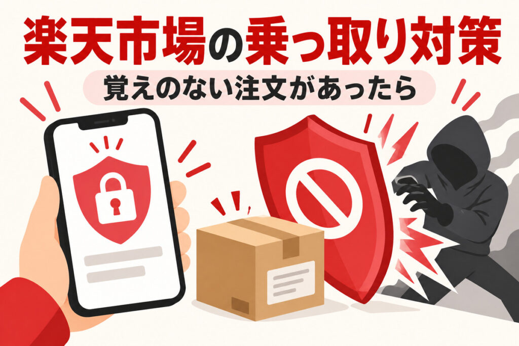 楽天市場の乗っ取り・不正ログイン対策｜身に覚えのない注文があったときにすることと、パスキー・偽メールの見分け方