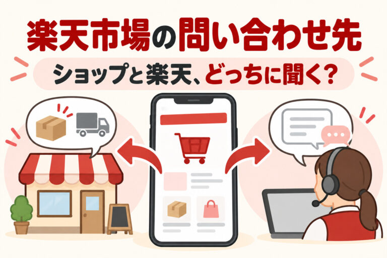 楽天市場の問い合わせ先｜オペレーターと話す方法・電話とチャット・ショップと連絡がつかないとき