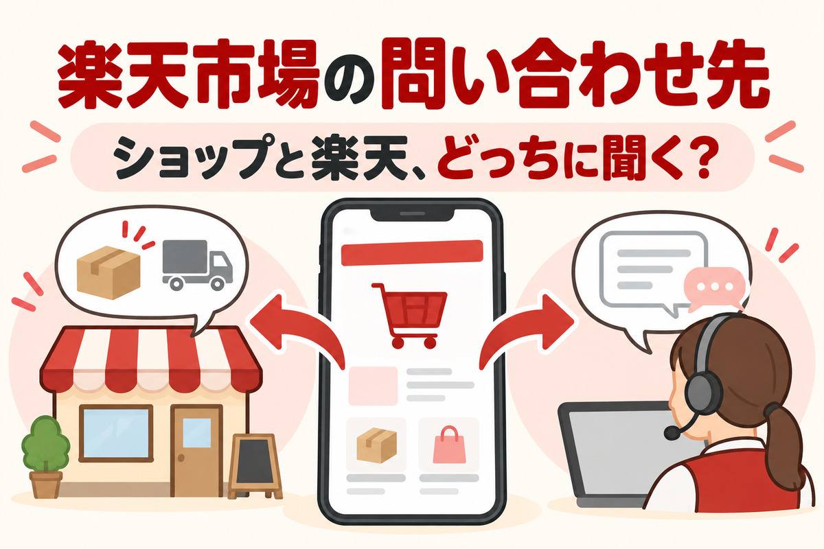 楽天市場の問い合わせ先|オペレーターと話す方法・電話とチャット・ショップと連絡がつかないとき