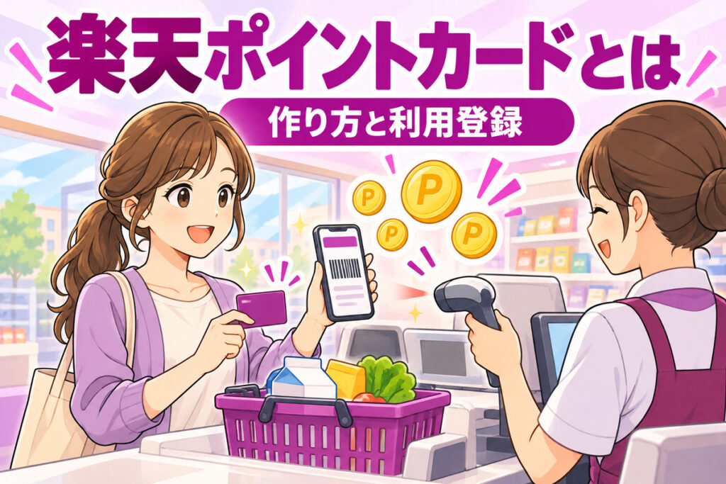 楽天ポイントカードとは？作り方・利用登録のやり方と使い方｜アプリは楽天ペイアプリへ