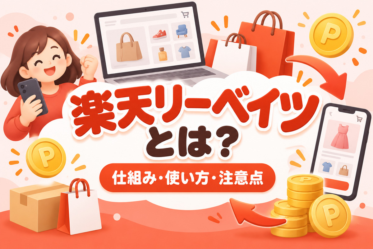 楽天リーベイツとは?仕組み・使い方と注意点8つ|怪しい?デメリットも解説